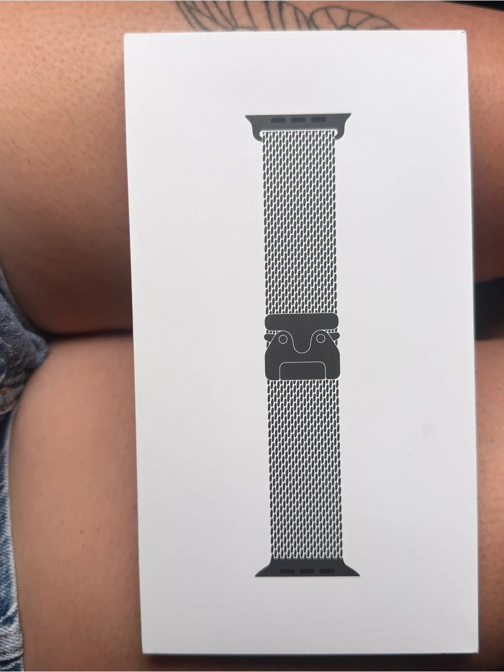 Apple Black Stainless Steel Milanese Loop Watch Band - Small